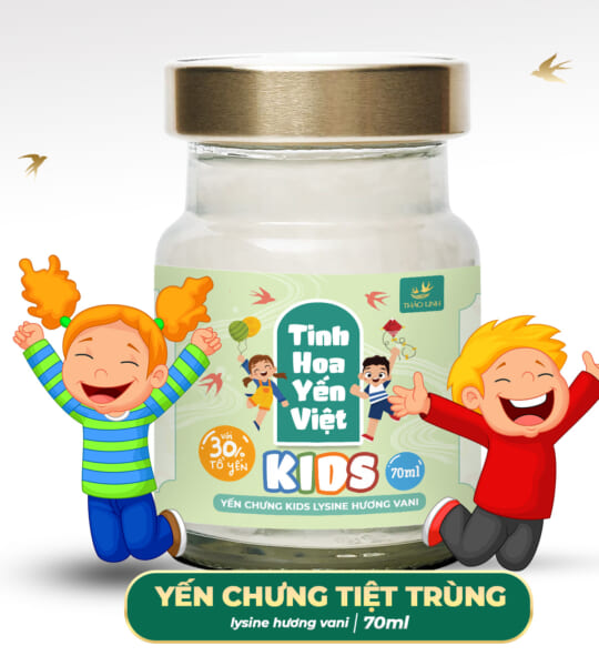 Yến Chưng Kids Lysine Vani - 70ml